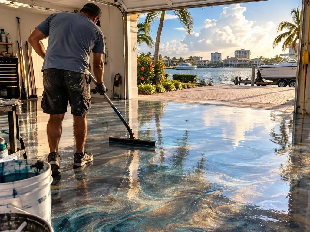 Metallic Epoxy Floors in West Palm Beach, FL